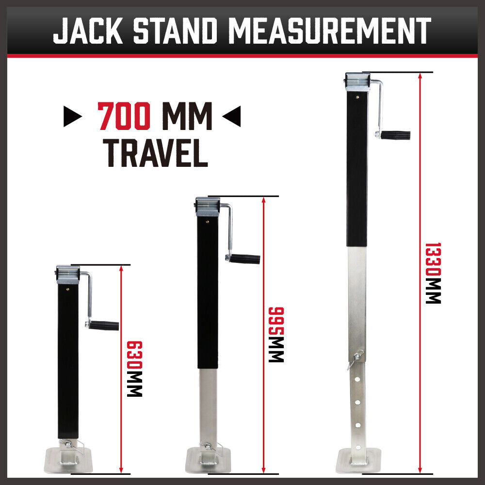 3175KG 7000LBS Heavy Duty Trailer Canopy Caravan Jack Stand Legs Premium AU