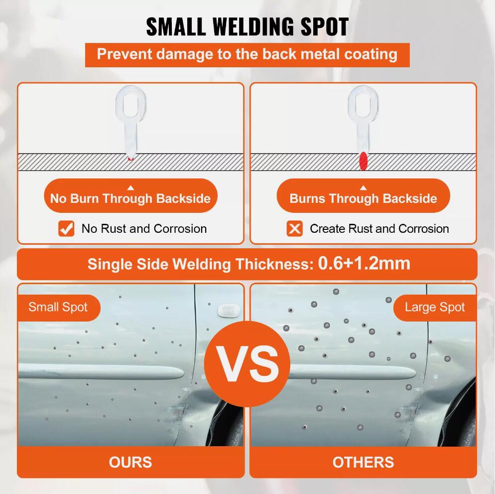 3KW Vehicle Panel Spot Dent Puller Stud Welder Repair Kit With Efficient Cooling System