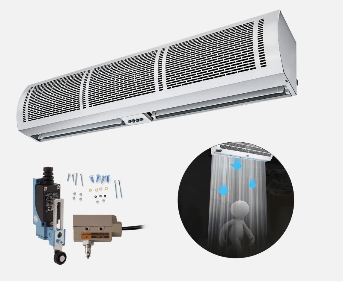 Heavy Duty 1500mm Air Curtain Large Airflow 3 Speeds Adjustable Commercial Use AU