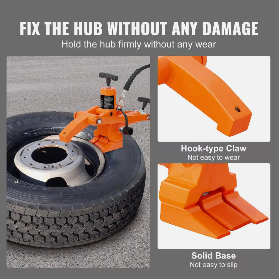 Heavy Duty Powerful Hydraulic Tire Bead Breaker 10000 PSI Foot Pump for Tractor Truck Tire