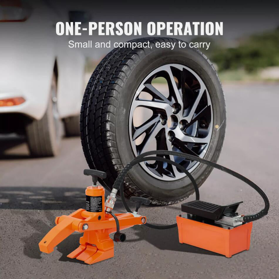 Heavy Duty Powerful Hydraulic Tire Bead Breaker 10000 PSI Foot Pump for Tractor Truck Tire