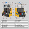 Premium GDI TFSI EFI Fuel Injector Cleaner & Tester Ultrasonic Cleaning 6 Cylinder CT400 AU