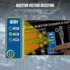 Premium GDI TFSI EFI Fuel Injector Cleaner & Tester Ultrasonic Cleaning 6 Cylinder CT400 AU