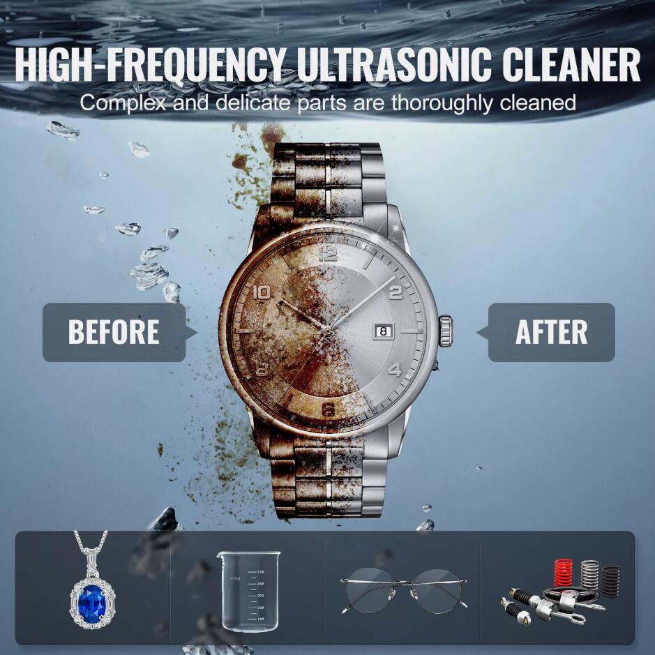 Powerful 1200W 30L Ultrasonic Cleaner Cleaning Machine with Timer Heater & Basket