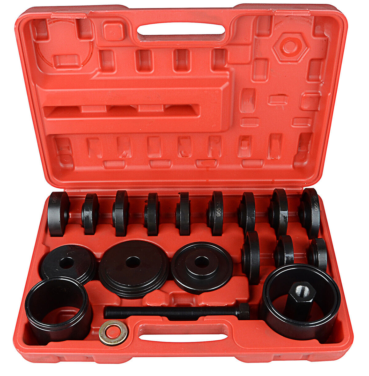 23 pcs Front Wheel Drive Bearing Removal Adapter Puller Pulley Tool Kit