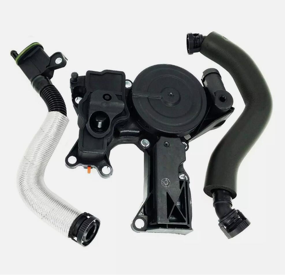 UPGRADED 3PCS PCV Valve Oil Separator Kit for Audi A3 A4 A5 Q5 TT Skoda VW Passat Golf