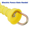 10PCS Electric Fence Gate Handle Insulated Spring Handles Yellow Farm
