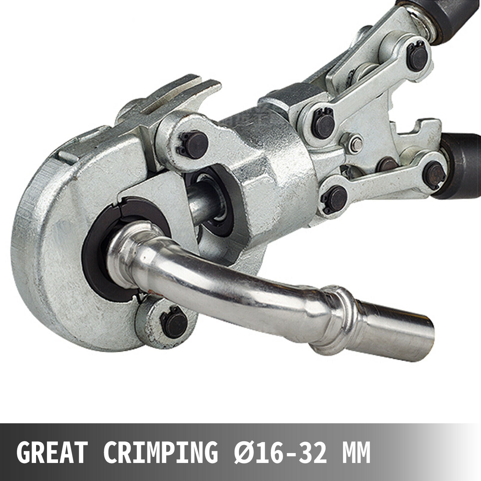Pipe Crimper Copper PEX Tube Press Plumbing Fitting Tool 360°Head TH/U 16-32mm