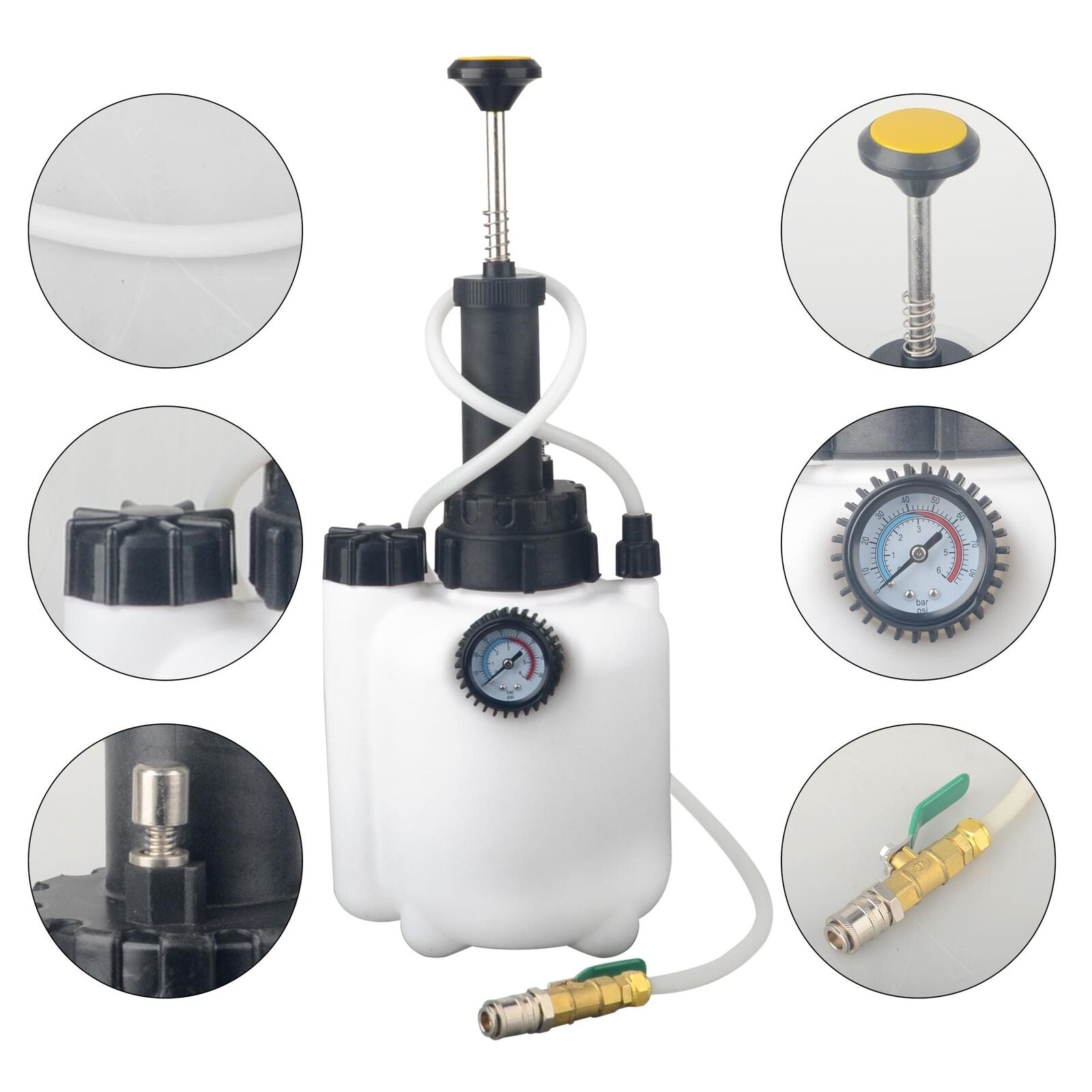 3L Transmission Oil Filling System Fluid Pump With 8pc ATF Adaptors