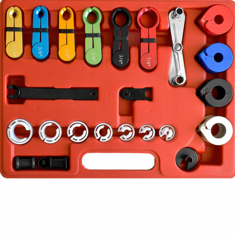 22Pcs Automotive Fuel Transmission Oil Cooler Line Disconnect Tool Set