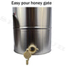 2 Two Frame Honey Extractor stainless Manual Honey Bee Spinner Beekeeping