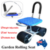 Gardening Stool Garden Seat with 4 Rolling Wheels 360° Rotates