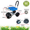 Gardening Stool with 3 Rolling Wheels 360° Rotates