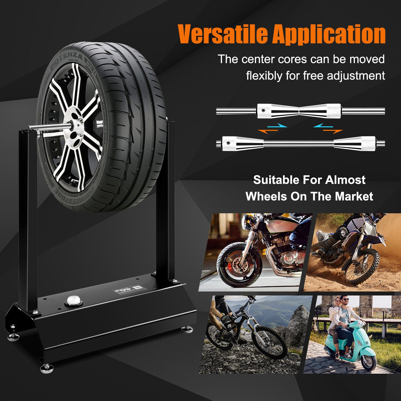 Motorcycle Bike Wheel Balancer Tyre Tire Balancing Stand