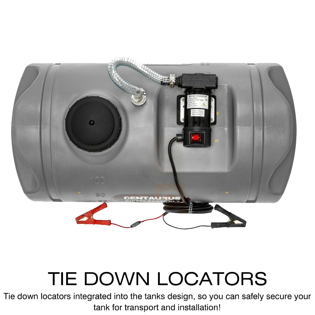 Large 100L Portable Diesel Fuel Tank With Pump