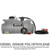 Large 100L Portable Diesel Fuel Tank With Pump