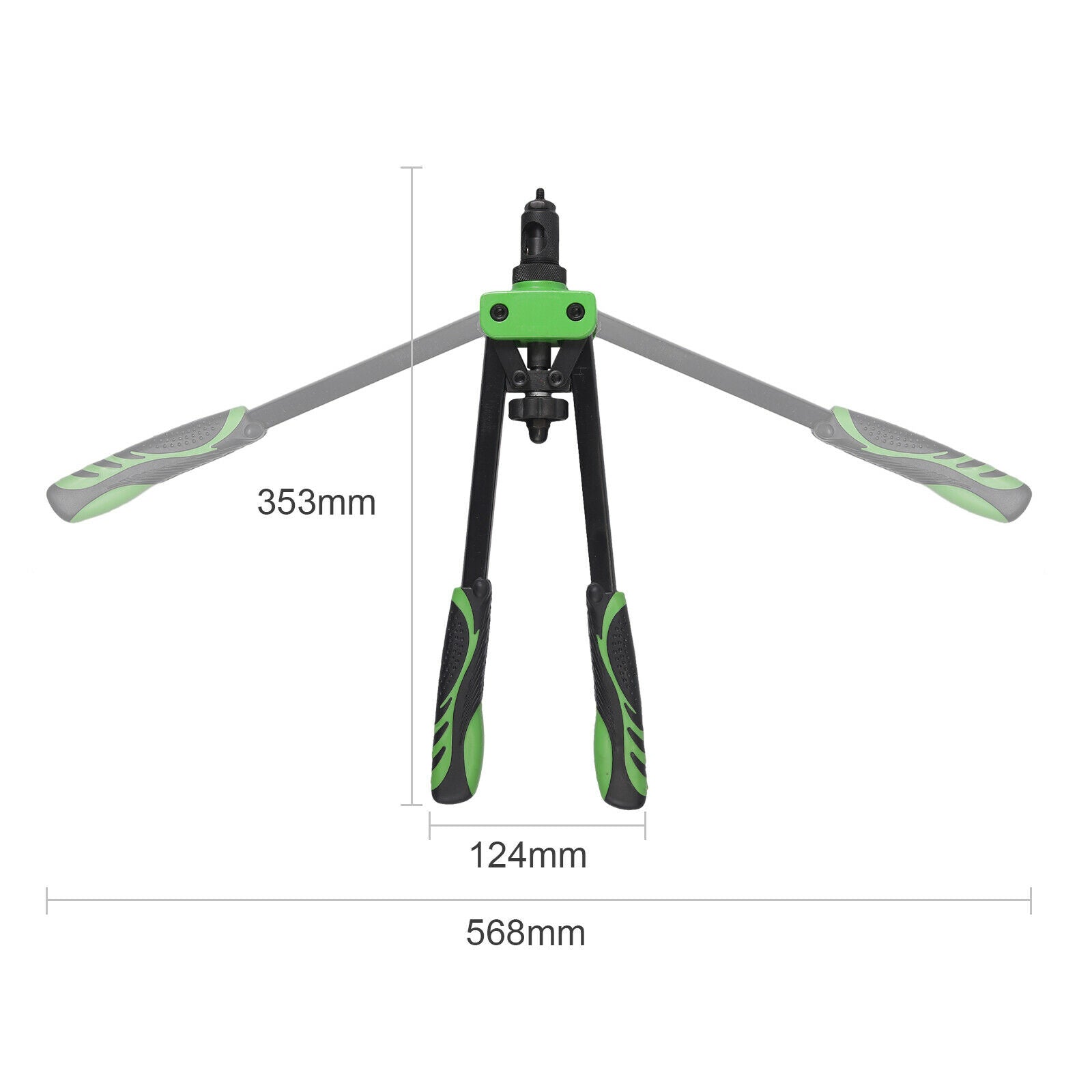 M3-M10 Rivet Nut Kit Rivnut Riveter Gun Heavy Duty Riveting Rivets Nut ...