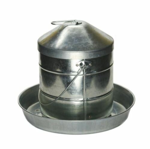 20KG Galvanised Poultry Grain Pellet Chicken Coop Feeder