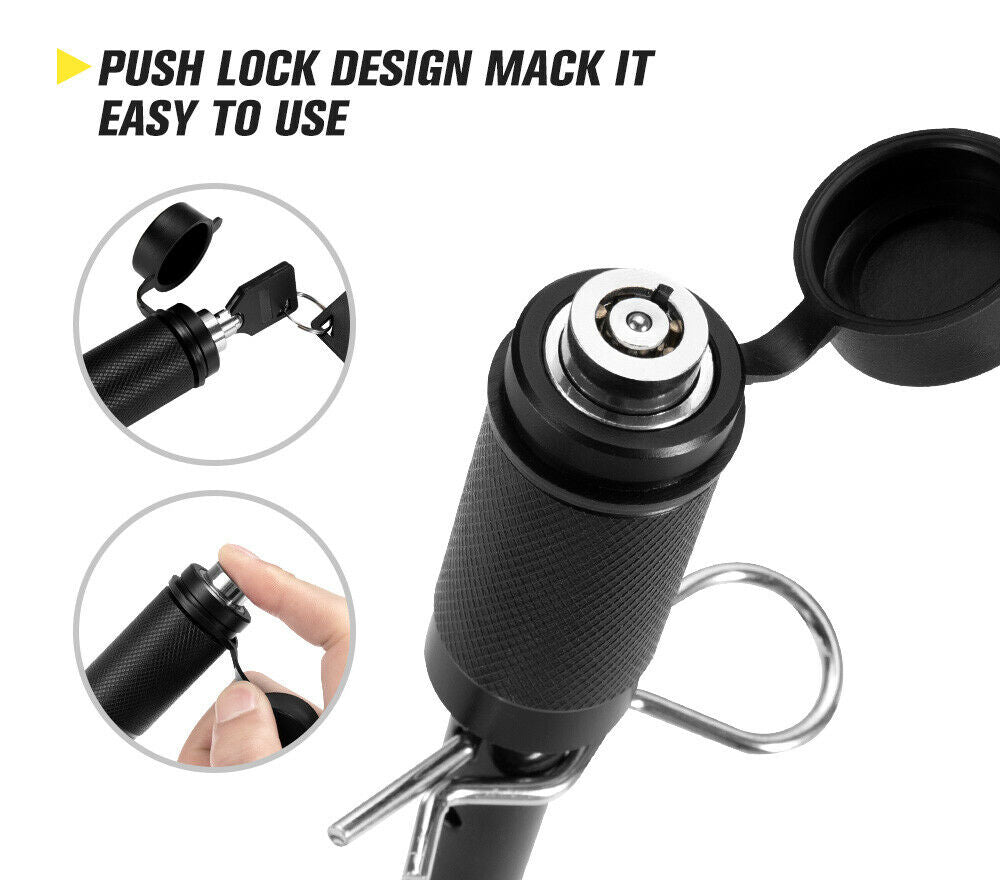 S Type Hitch Pin Lock With Clip and Key