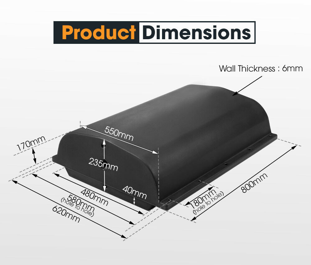 75L Heavy Duty Poly Water Tank