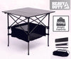 HEAVY DUTY STEEL & ALUMINIUM FOLDING COLLAPSIBLE CAMPING TABLE CARAVAN RV