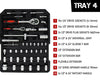 1000pc Tool Kit with RATCHET SPANNERS - Hand Tools Set Box Toolbox Toolkit Upgraded Deluxe Kit