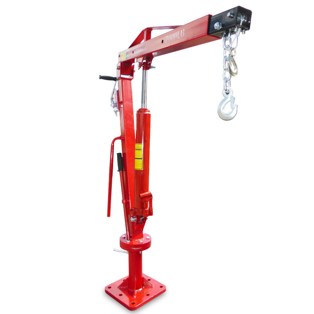 900kg Hydraulic Crane Ute Truck Trailer Bed Lift