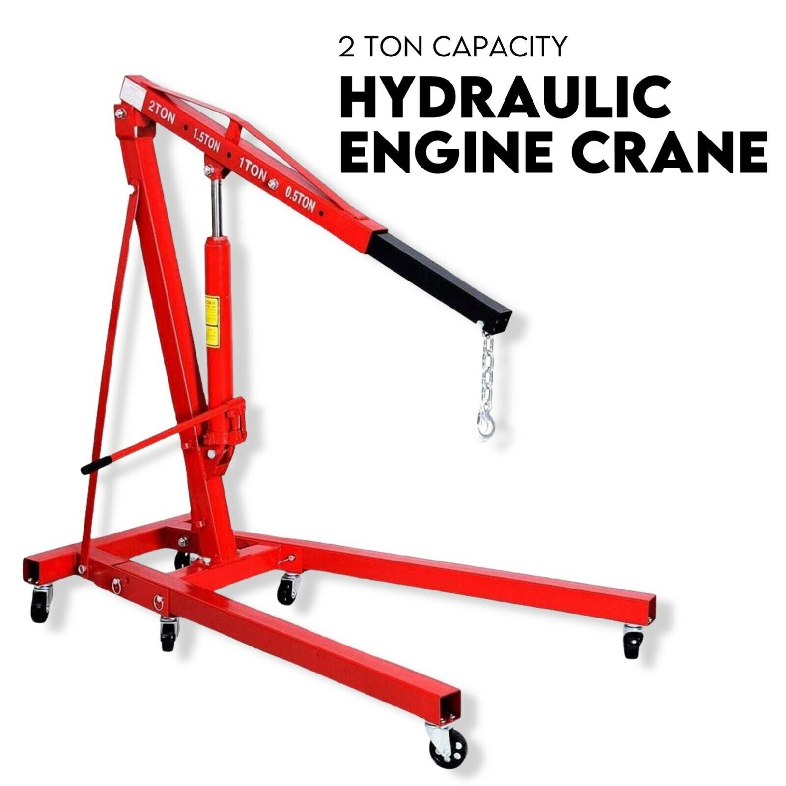 Hydraulic Engine Lift Engine Crane 2 Ton Folding Engine Hoist ...