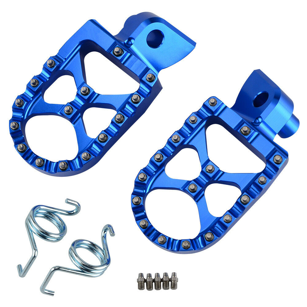 CNC MX Foot Pegs Footrests For Yamaha