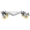 2PCS Auto Dolly Wheel Tire 30.5x 40.6cm Skate with 4 swivel Casters