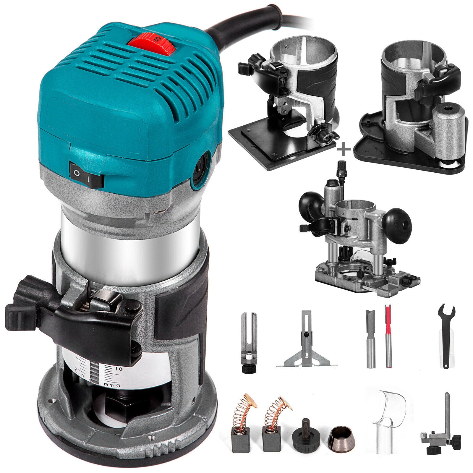 Crop Router Plus 710W Compact Router Trimmer Kit – Tool Plus