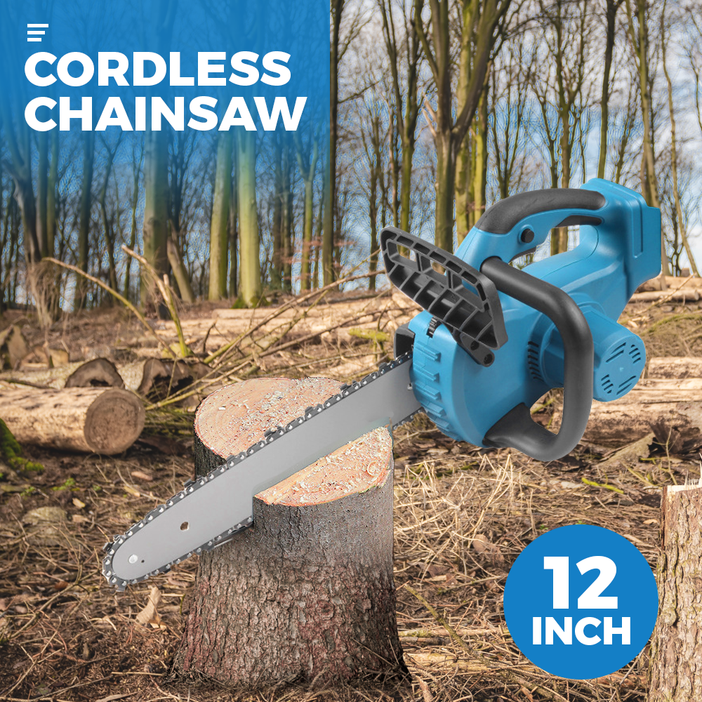 12'' Cordless Brushless Wood Cutting Saw Chainsaw For Makita 18V Battery