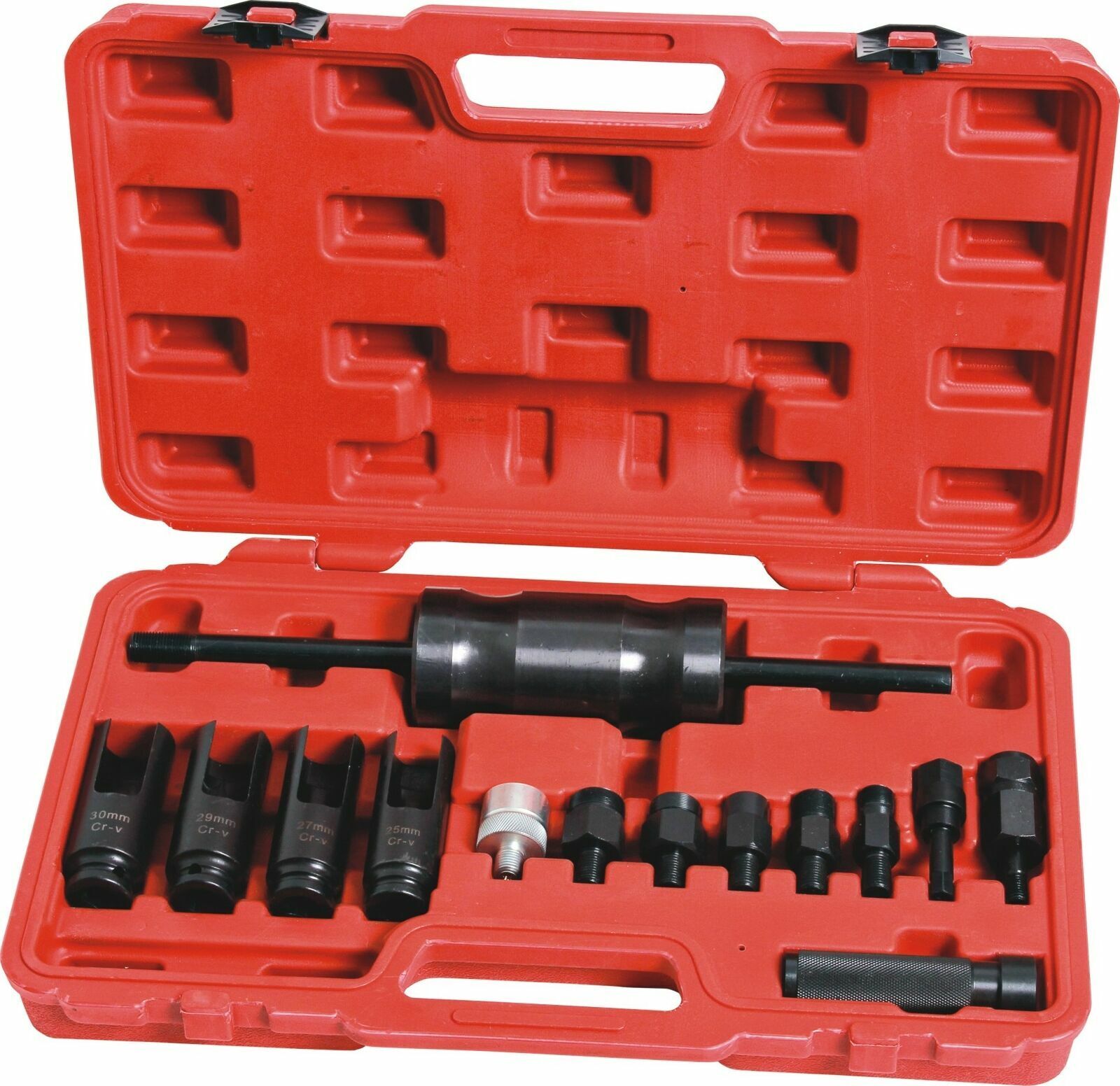 Diesel Injector Extractor Puller And Common Rail Adaptor Slide Hammer Removal Kit