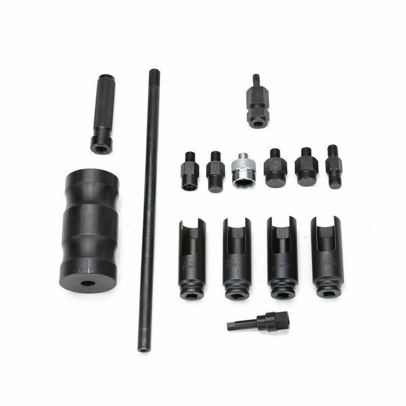 Diesel Injector Extractor Puller And Common Rail Adaptor Slide Hammer Removal Kit