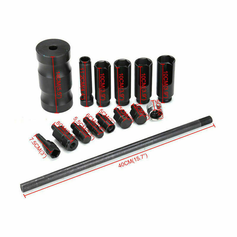 Diesel Injector Extractor Puller And Common Rail Adaptor Slide Hammer Removal Kit