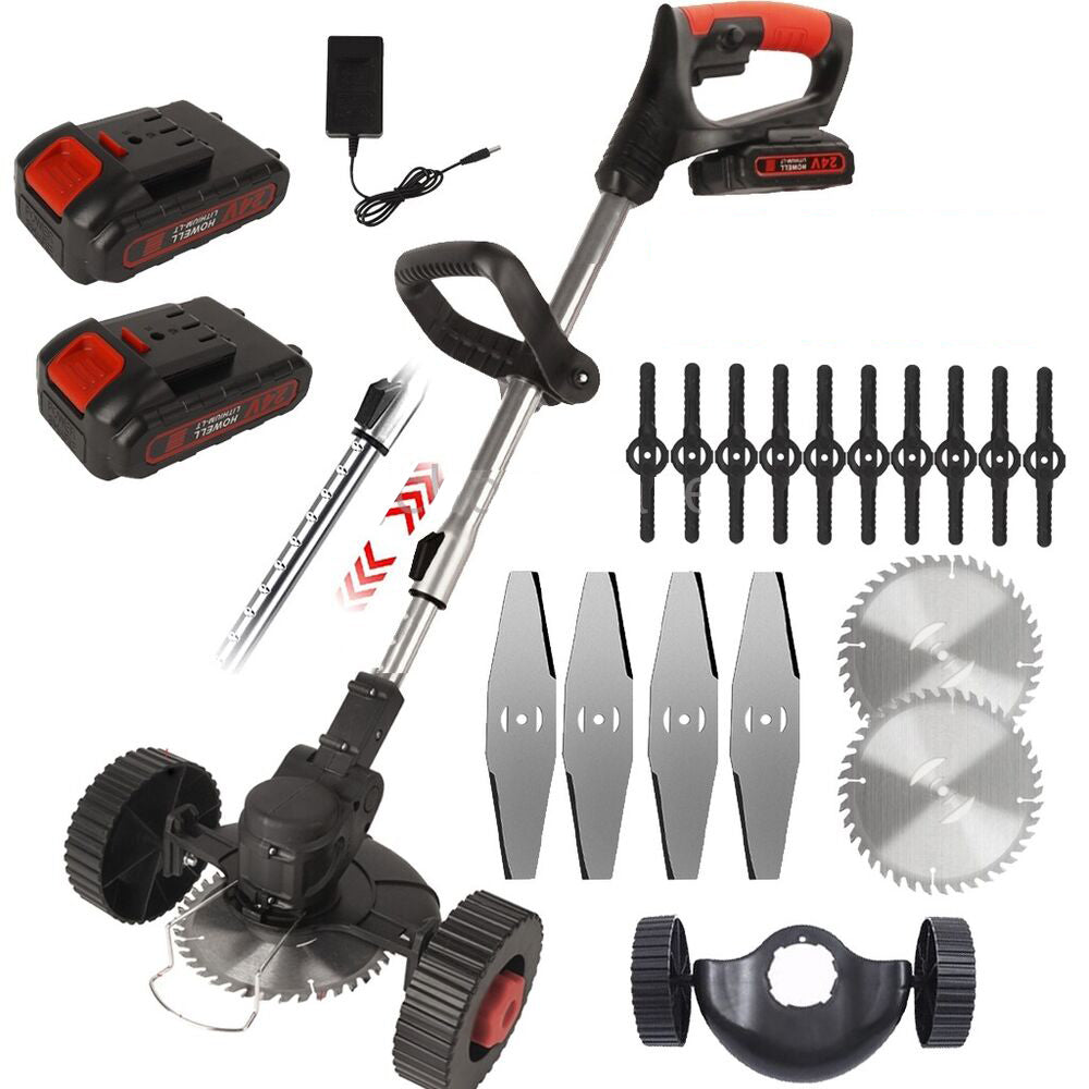 16 Blade Cordless Grass Trimmer with 2 Battery