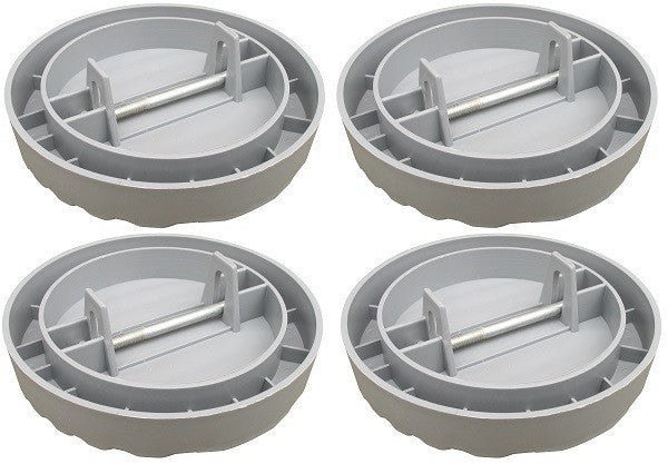 4PCS Big Caravan Jack Pads Corner Steadies