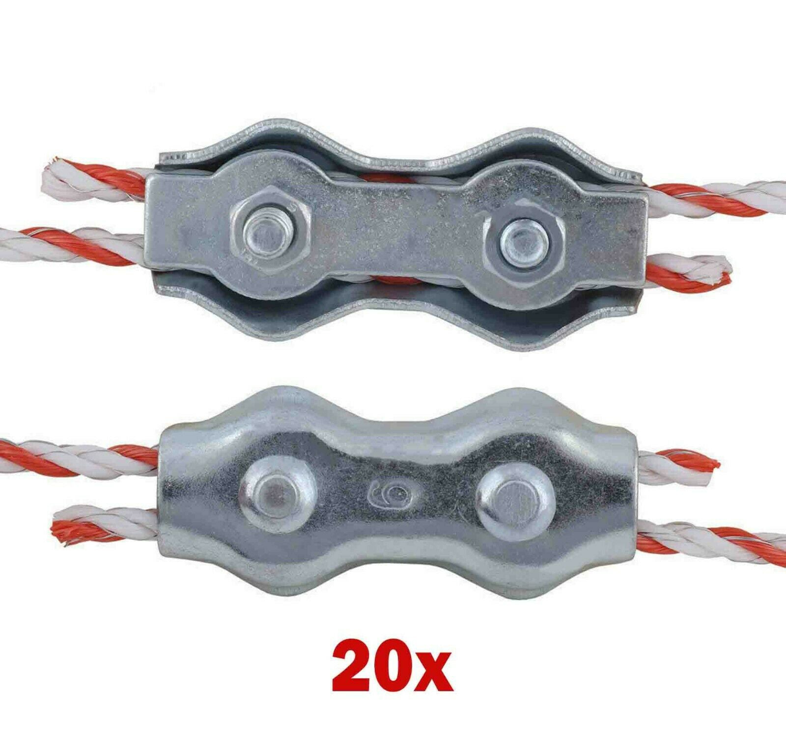 20PCS Electric Fence Poly Wire Rope Joiner