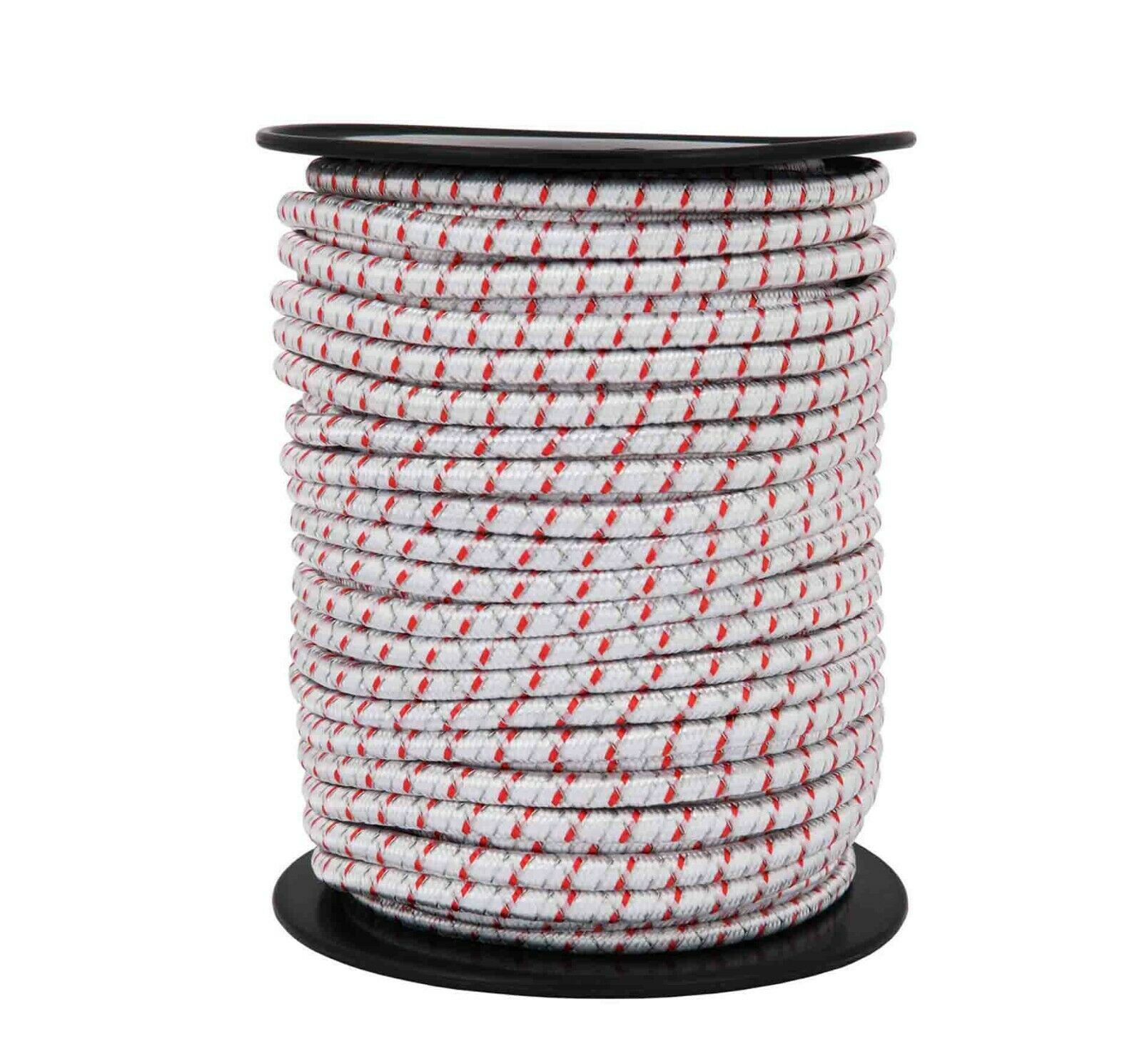 8mm X 50M Electric Fence Bungee Bungy Shock Cord Poly Rope Tool Plus 8mm-x-50m-electric-fence-bungee-bungy-shock-cord-poly-rope-tool-plus