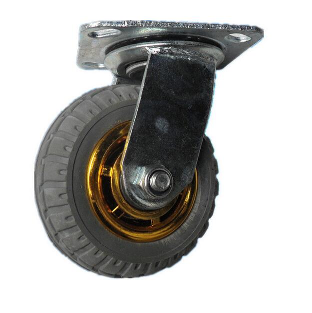 4pcs 6" Heavy Duty Caster Wheel Swivel Castors 2 with Brakes 1000kg Load