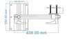 Aluminum Alloy Movable Rotatable Height Adjustable Camper Caravan Table Leg